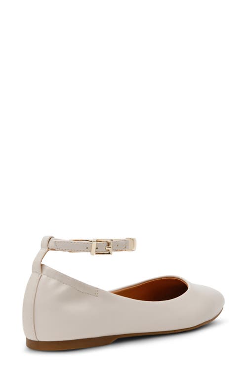 Dolce Vita Dv By  Muse Ankle Strap Flat In Ivory