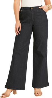 June + Vie June Fit Wide-Leg Jeans