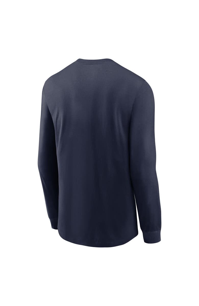 Nike Men's Nike Navy Penn State Nittany Lions Legacy Arched Logo Long Sleeve T-Shirt, Alternate, color, Navy