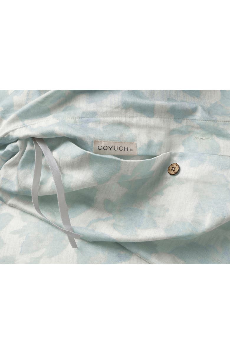 Coyuchi Camellia Organic Cotton Sateen Duvet Cover, Alternate, color,