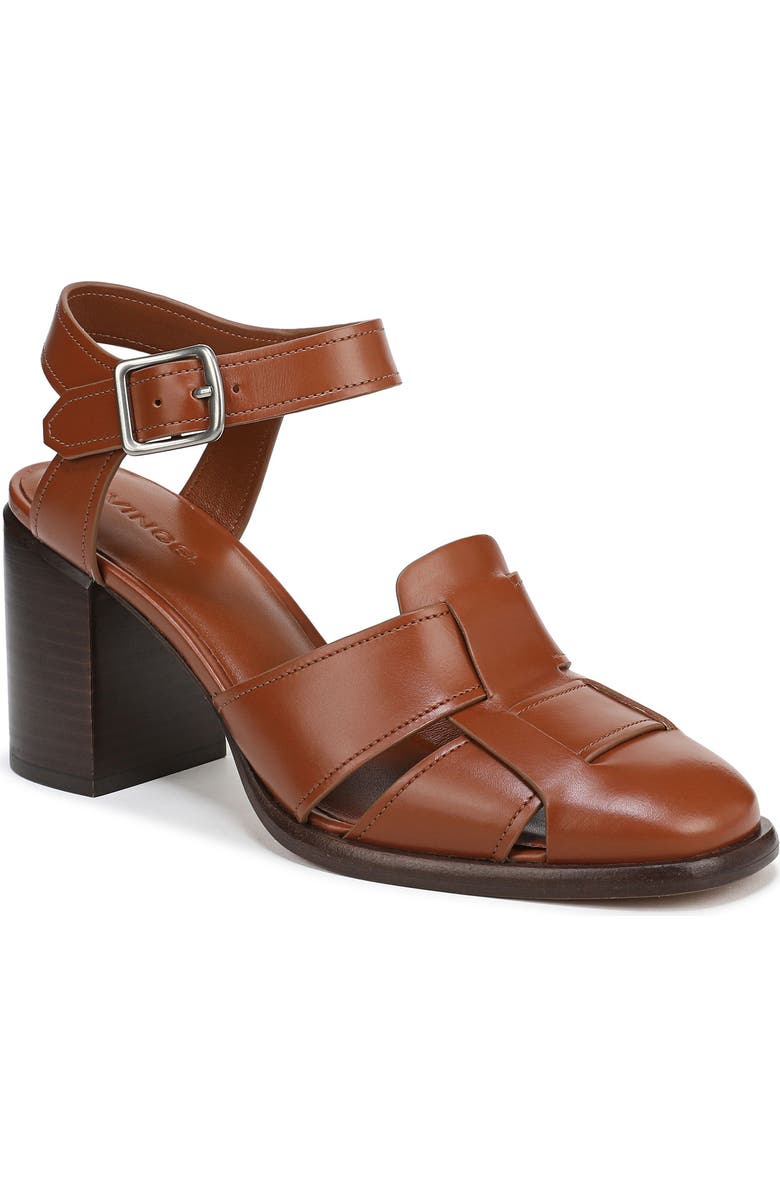 Vince Lyra Ankle Strap Sandal, Main, color, Terra Rosa