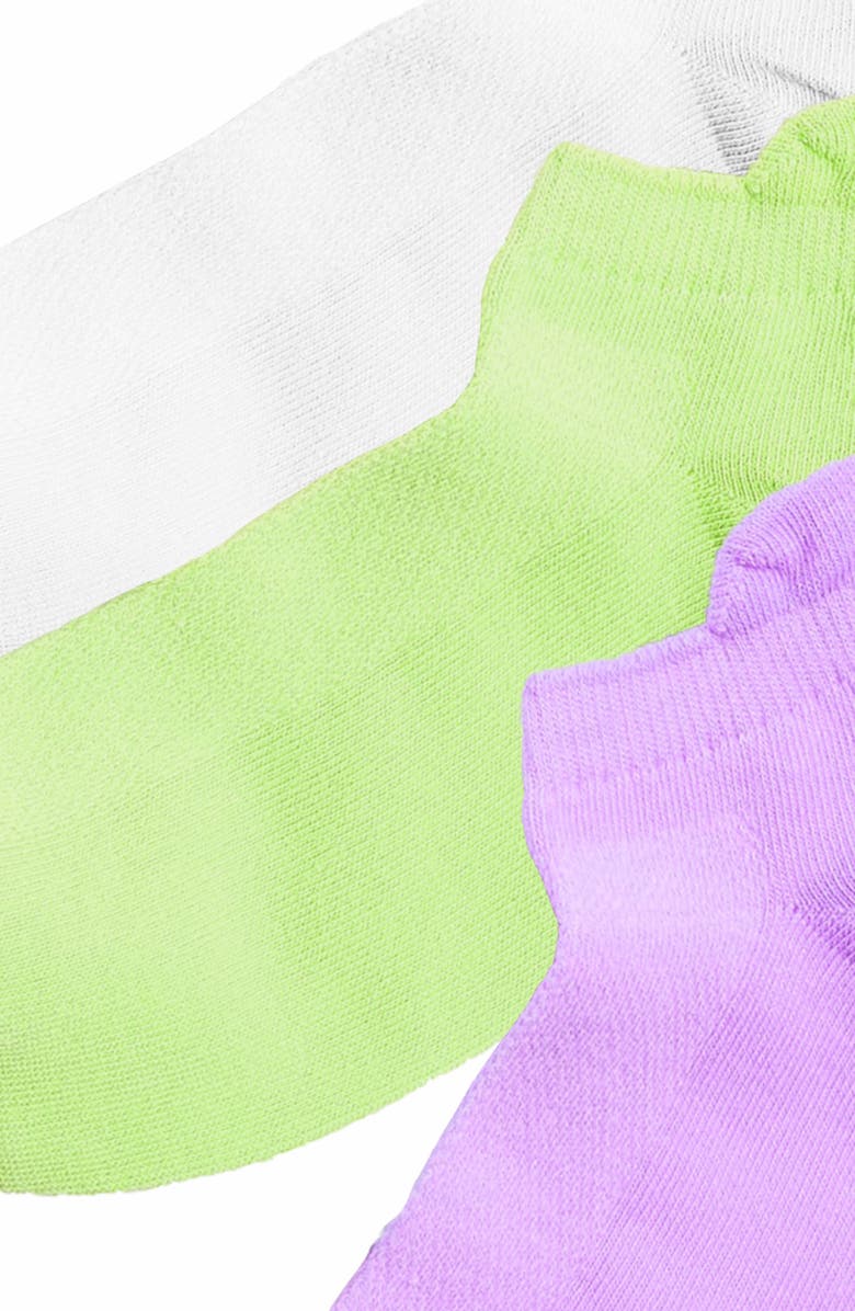 Stems 3-Pack Lightweight Training Socks, Alternate, color, White/ Mauve/ Mint