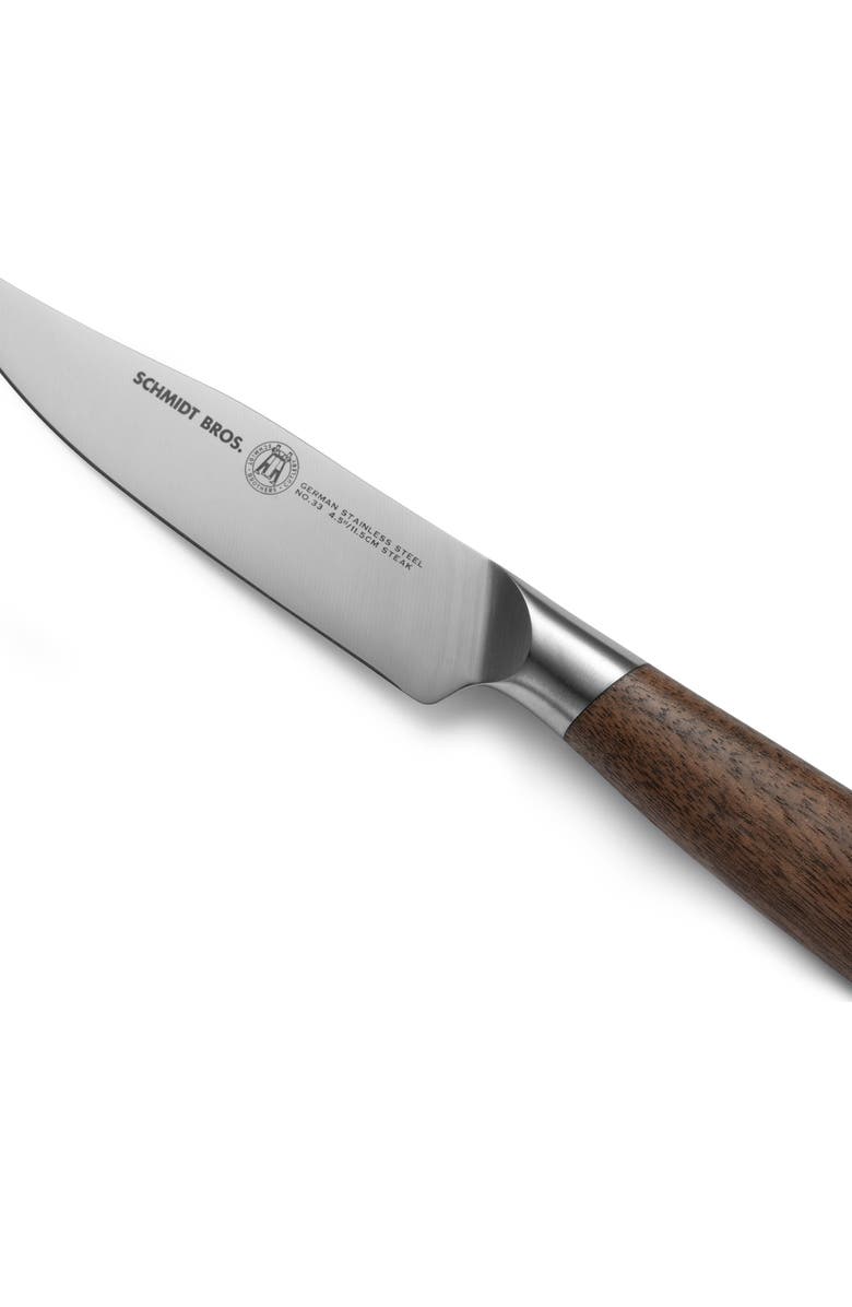 Schmidt Brothers Cutlery Delta 8-Piece Knife Block Set, Alternate, color, Brown