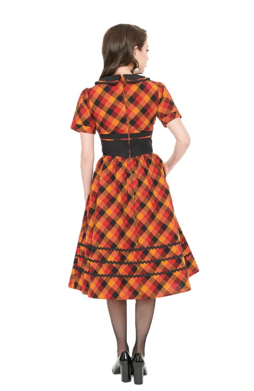 UNIQUE VINTAGE UNIQUE VINTAGE 1950S PETER PAN COLLAR SWING DRESS 
