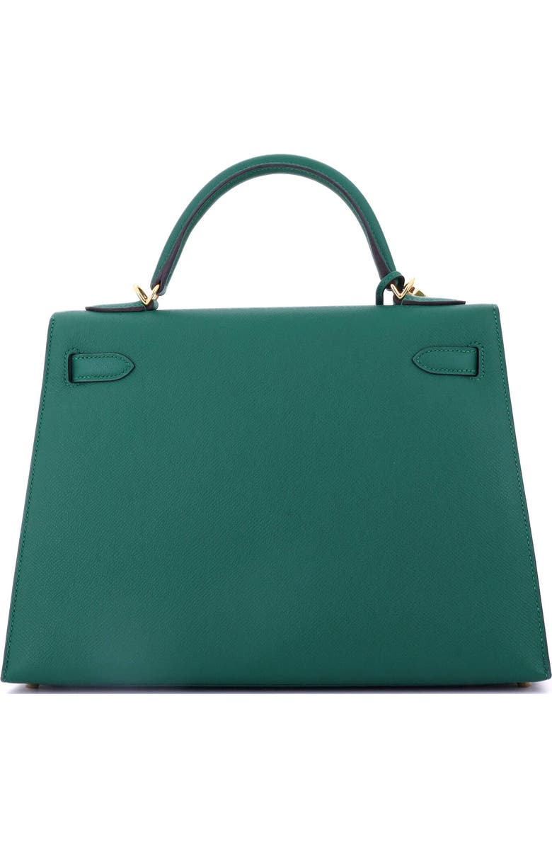 Pre-Owned Hermes Kelly Handbag Green Epsom with Gold Hardware 32, Alternate, color, Malachite