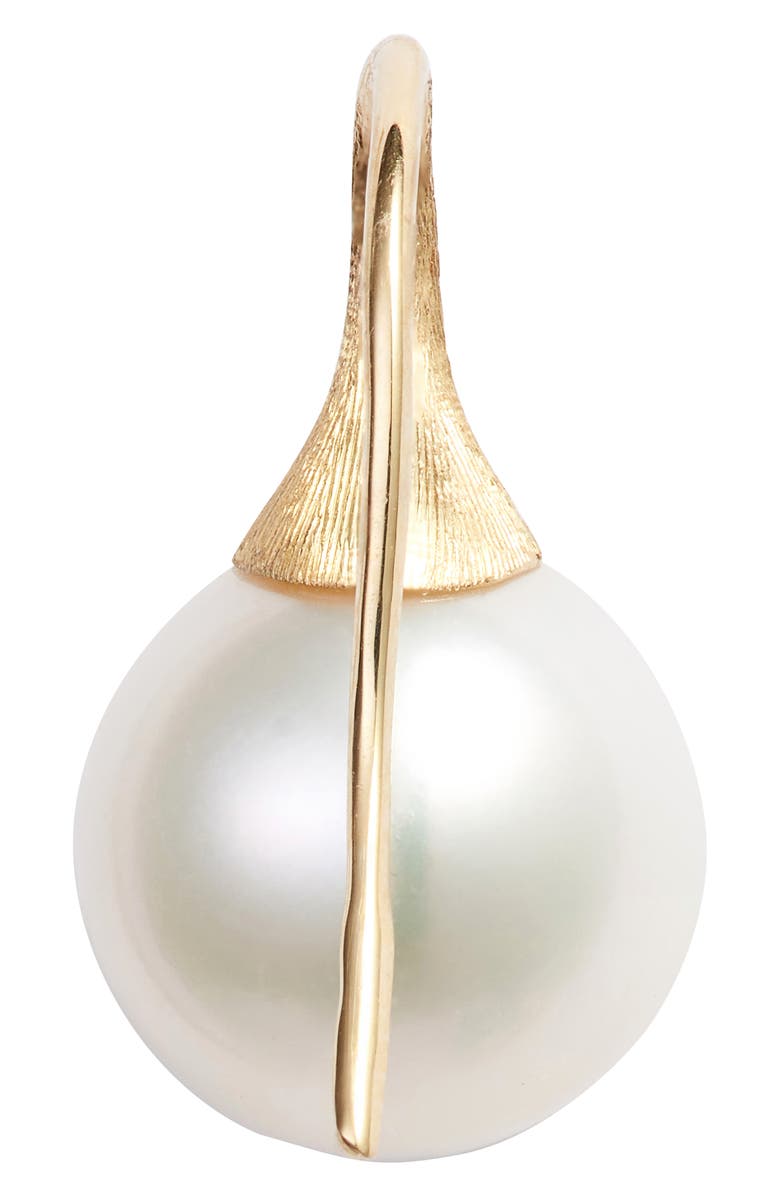 Marco Bicego 18K Yellow Gold Freshwater Pearl Drop Earrings, Alternate, color, Yellow Gold