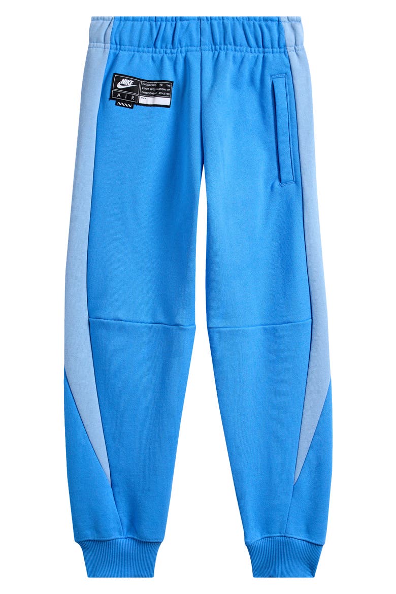 Kids' Air Fleece Joggers, Alternate, color, UNIVERSITY BLUE/ BLUE/ WHITE