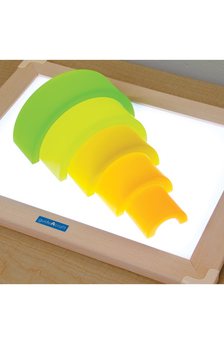 Kaplan Early Learning Company Discovery Stackers - Natural Arch - 5 Pieces, Alternate, color, Natural