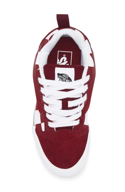 Vans Kids' Knu School Suede Low Top Sneaker In Animal Print