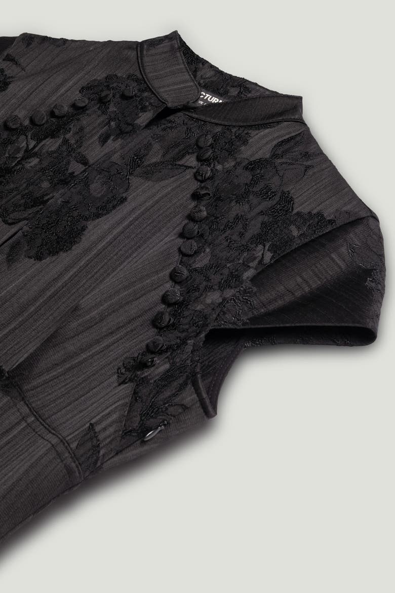 japanese dress with slits on both sides Black Japanese Slit Dress|Tenko 2XL