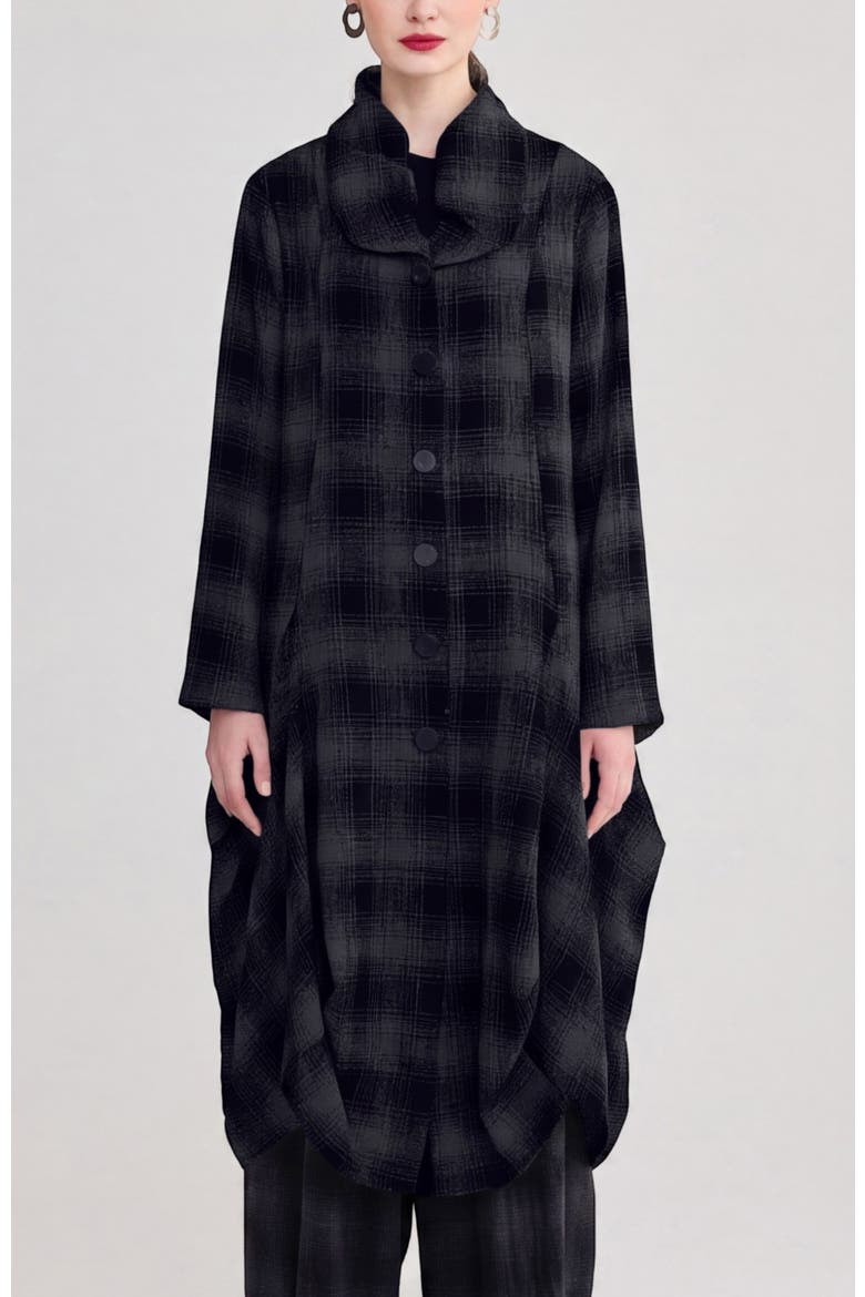 River Plaid Coat, Main, color, Antracite Plaid