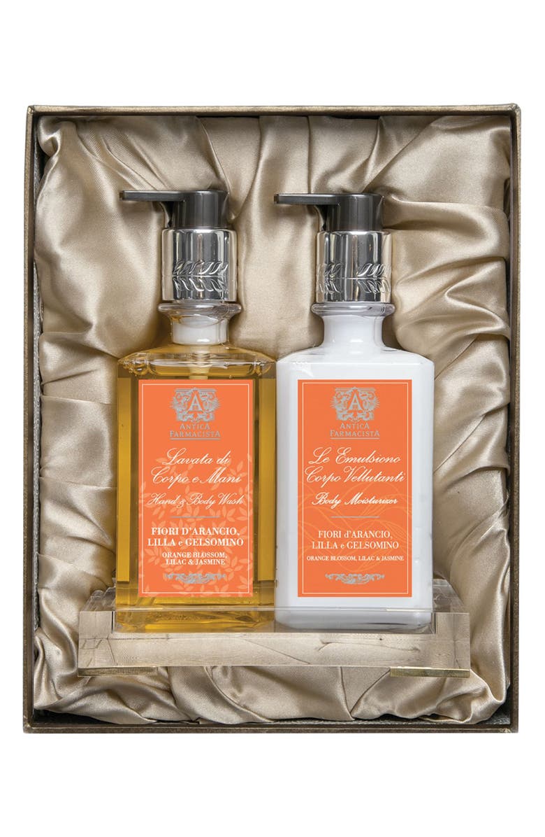 Antica Farmacista Orange Blossom, Lilac & Jasmine 3-Piece Bath & Body Gift Set, Main, color, 