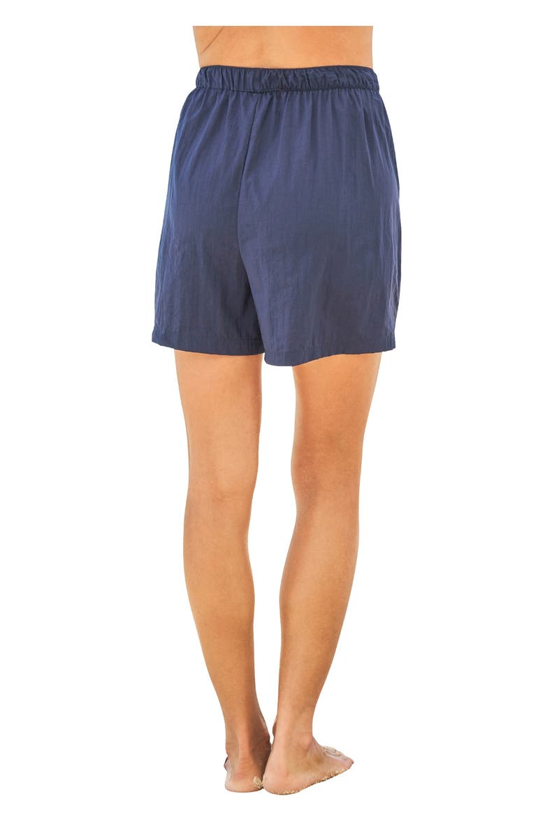 Swim 365 Taslon<sup>®</sup> Cover Up Bottom with Elastic Waist, Alternate, color, Black