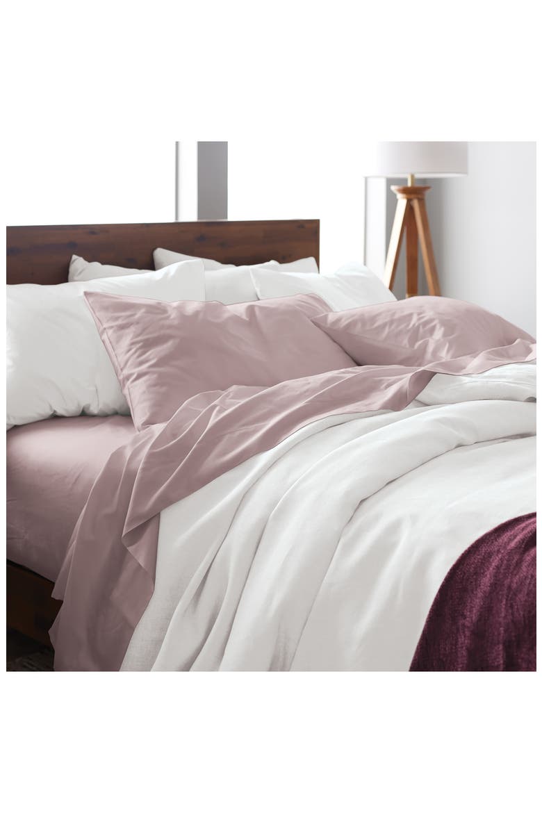 Deep Pocket 4-Piece Sheet Set, Alternate, color, ROSE