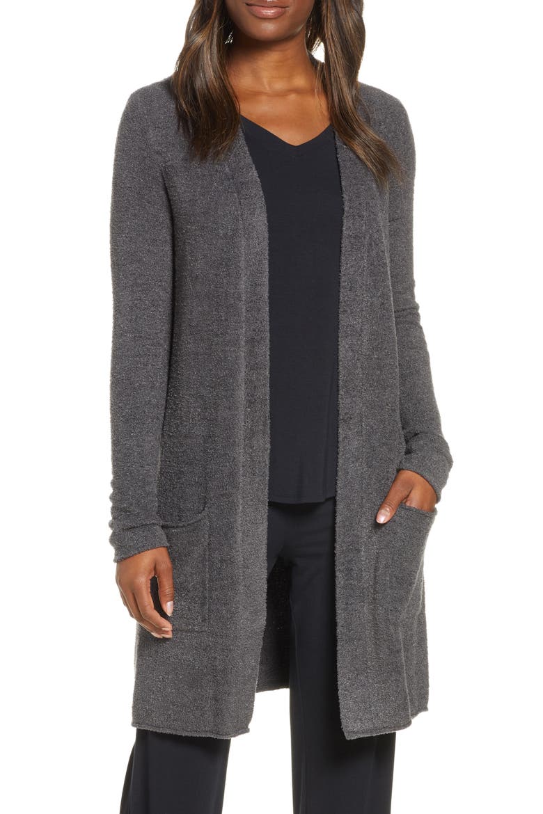 CozyChic Lite® Long Cardigan, Main, color, CARBON