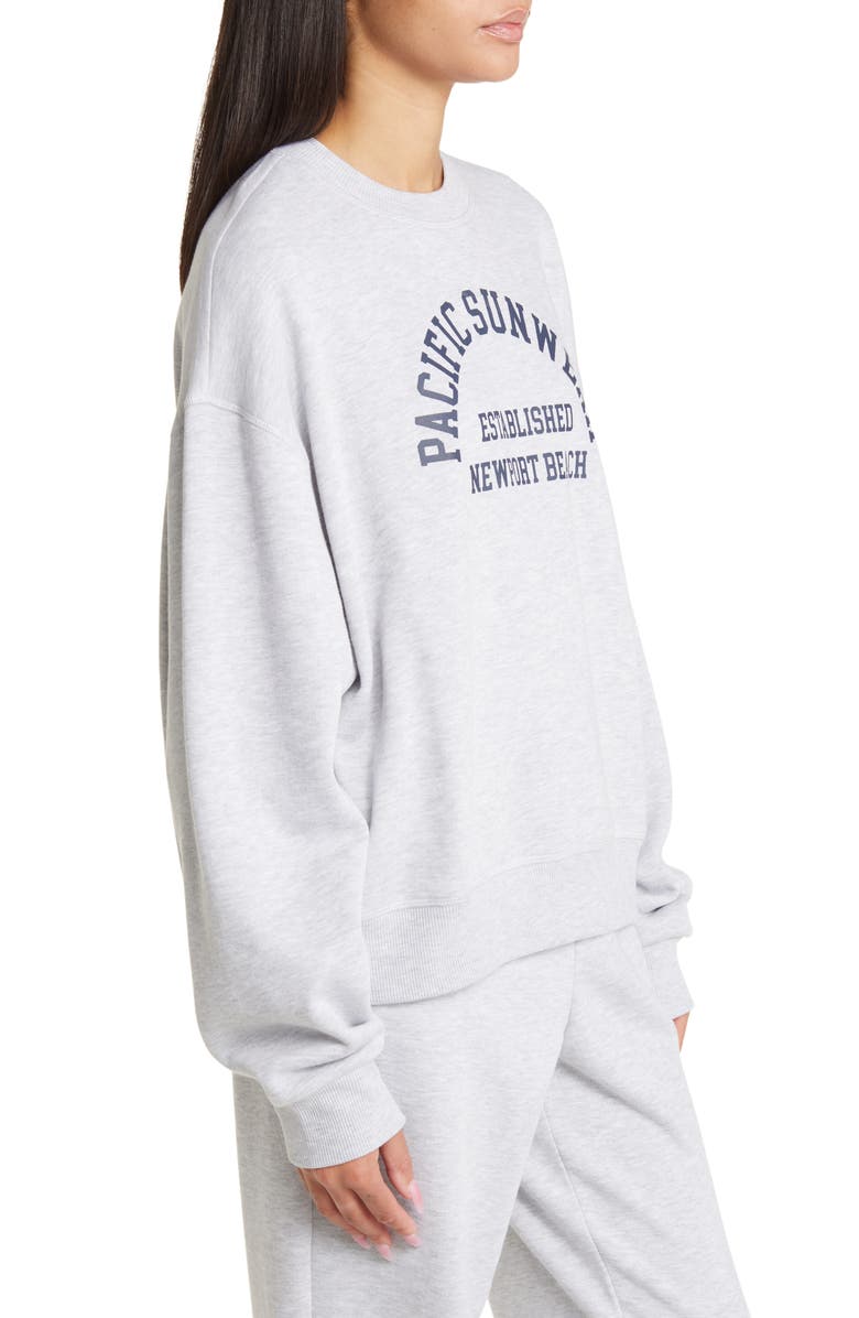 PacSun Logo Graphic Crewneck Sweatshirt, Alternate, color,