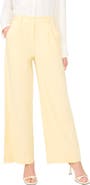 Halogen® Pleated High Waist Linen Blend Dress Pants