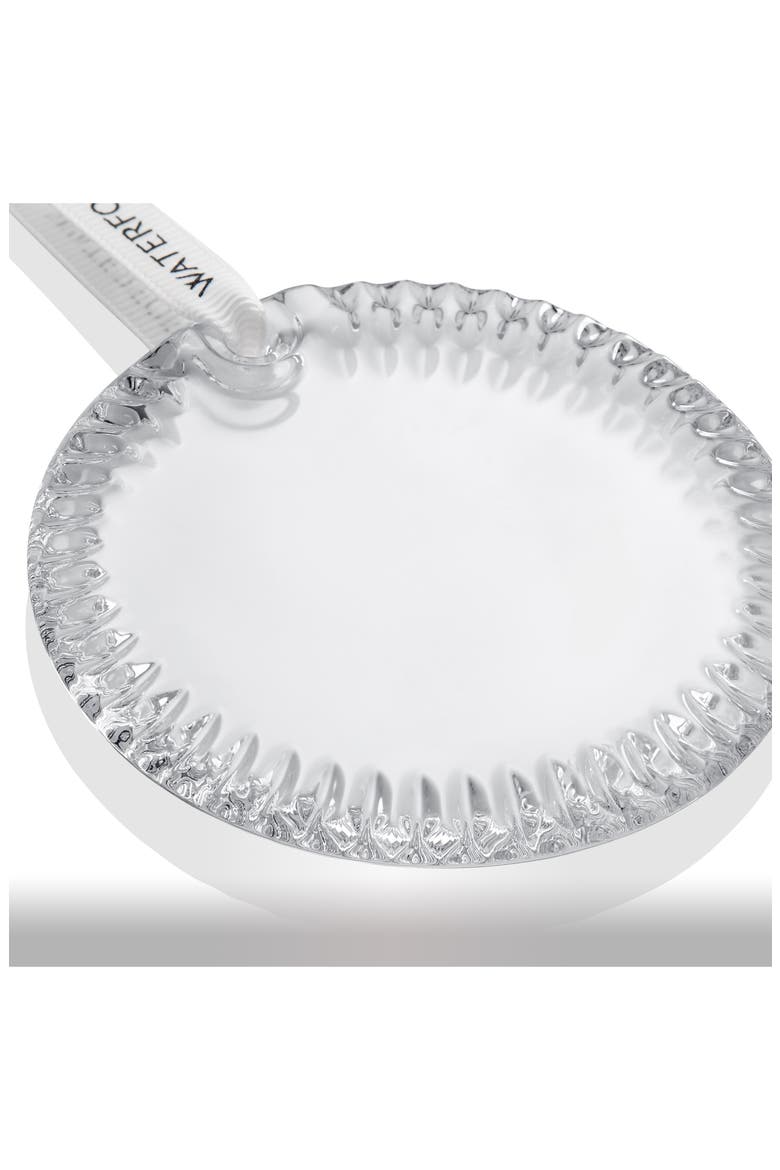 Crystal Disc Ornament, Alternate, color, NO COLOR