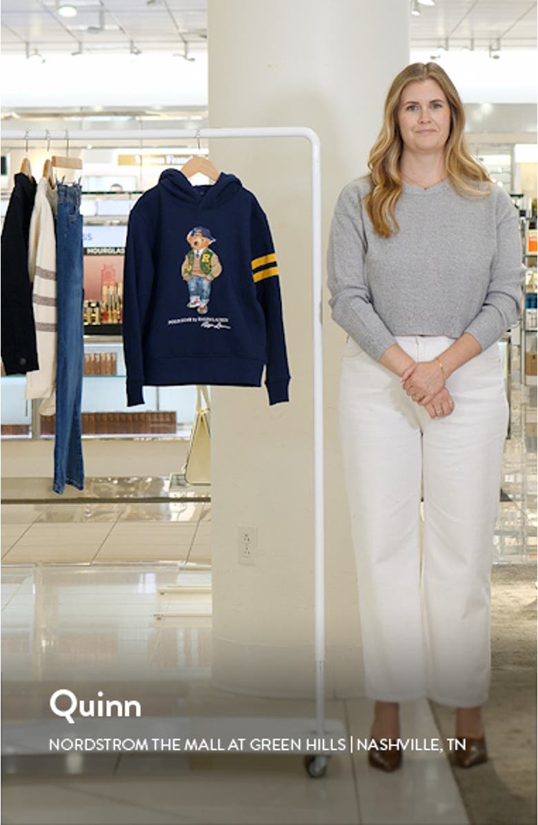 Kids' Polo Bear Fleece Hoodie, sales video thumbnail