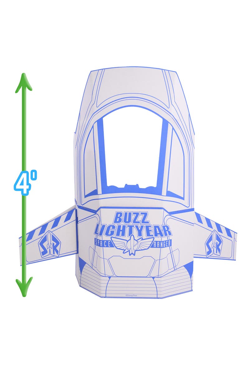 Toy Story 5 Buzz Lightyear Cardboard Spaceship, Alternate, color, Multicolored