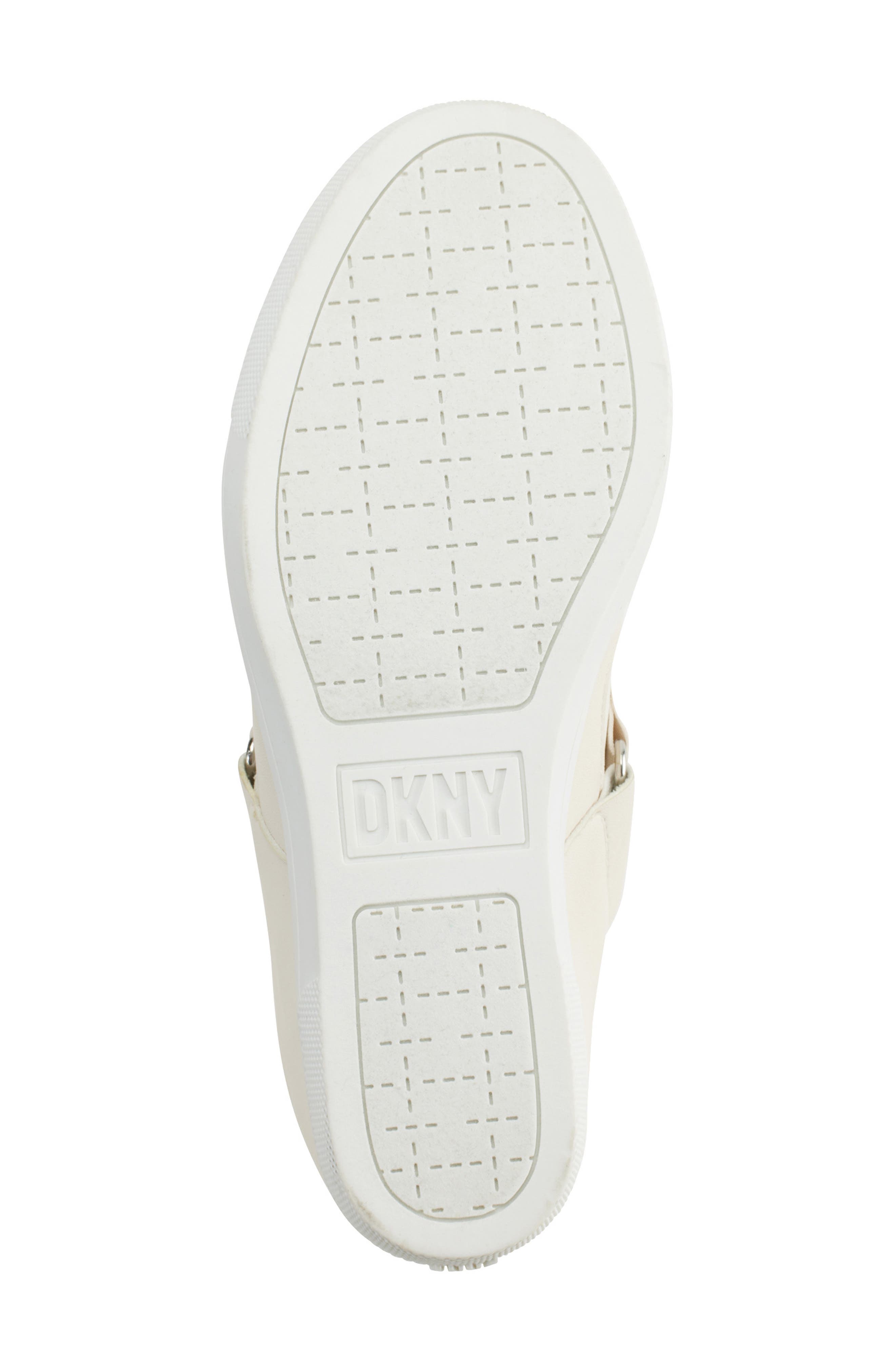 DKNY Cosmos Wedge Sneaker, Alternate, color, Egg Nog