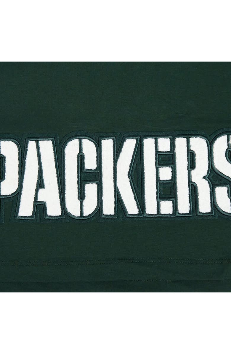 PRO STANDARD Women's Pro Standard Jordan Love Green Green Bay Packers Player Name & Number Cropped Boxy T-Shirt, Alternate, color, Green