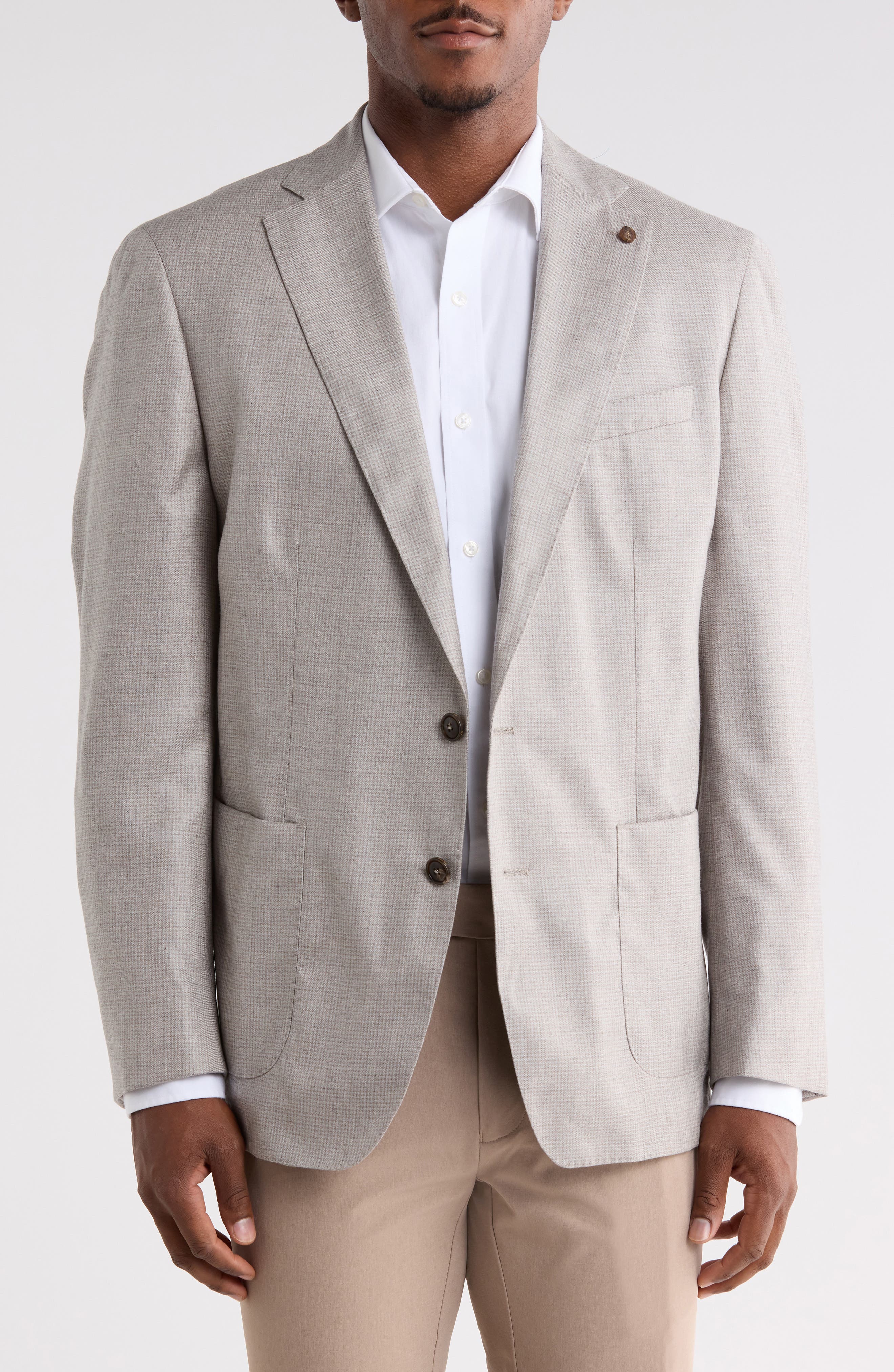 Cypress Houndstooth Cashmere & Silk Sport Coat
