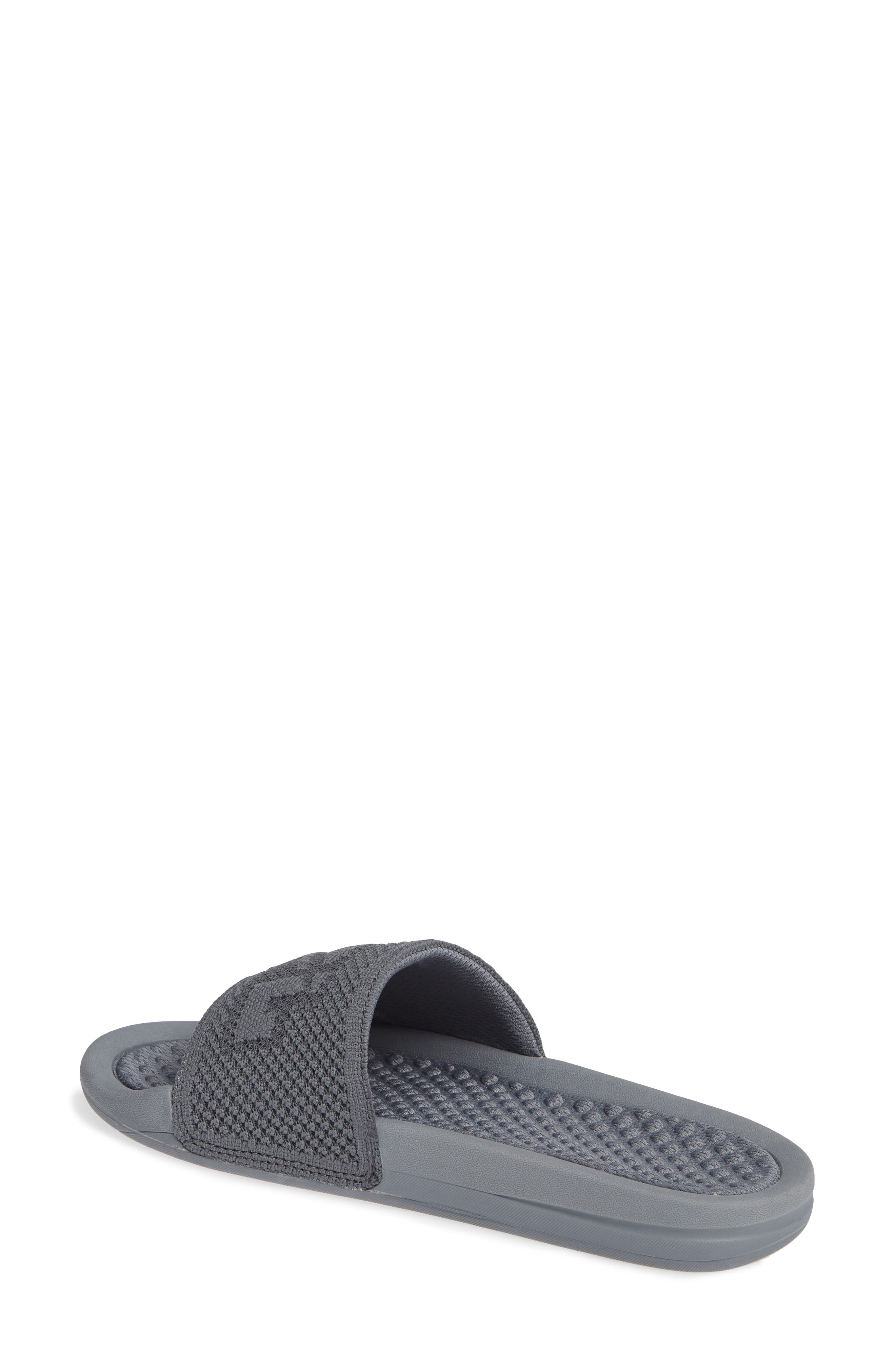 Big Logo TechLoom Knit Sport Slide, Alternate, color, COSMIC GREY