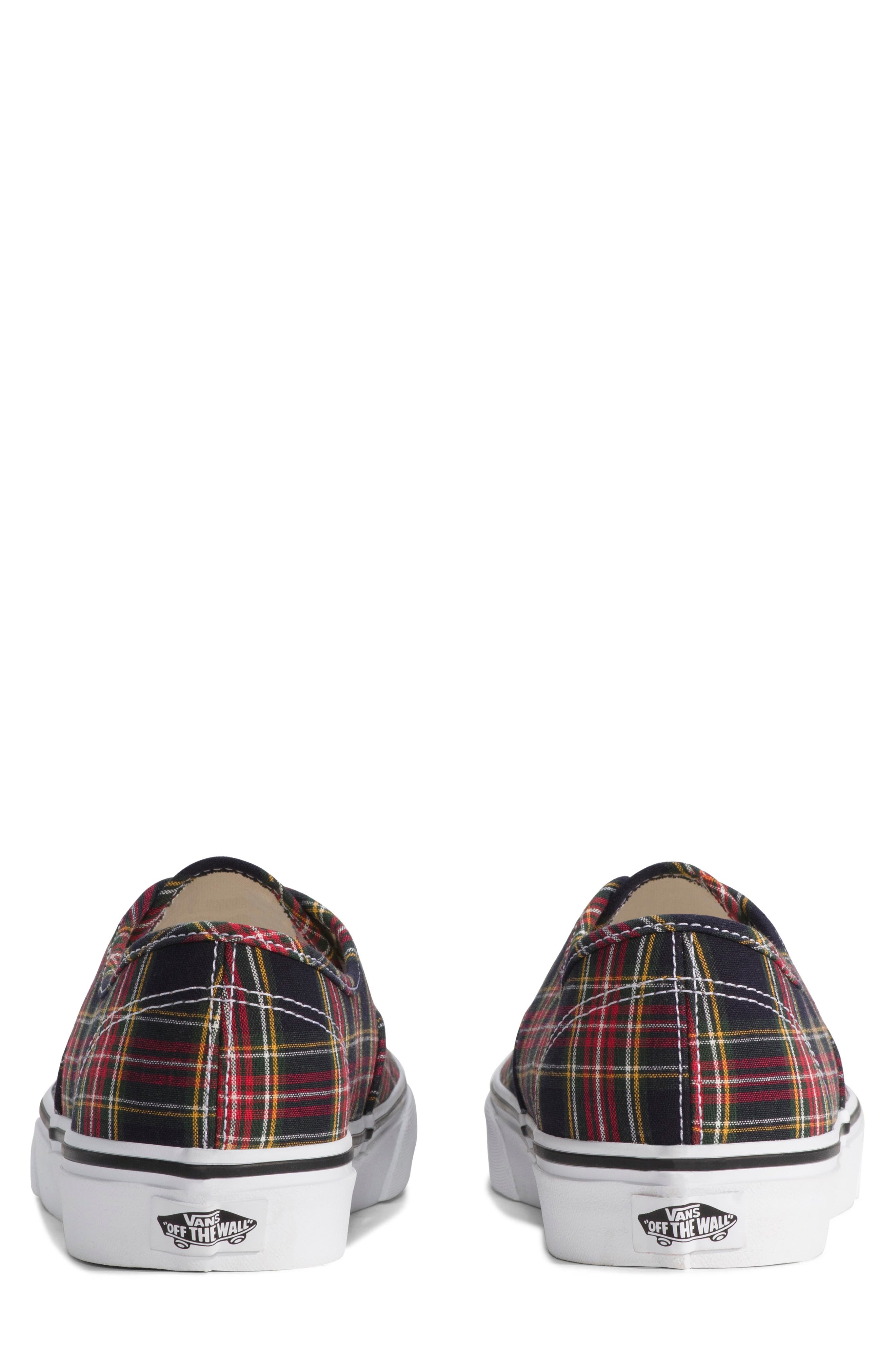 Vans Authentic Sneaker, Alternate, color, Plaid Navy