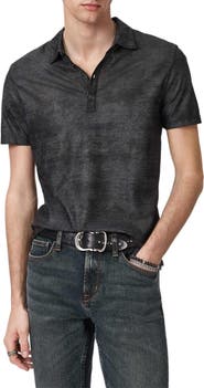 John Varvatos Olivari Slub Cotton Piqué Polo