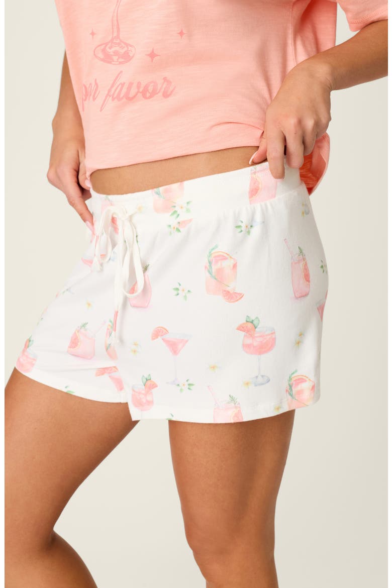 Paloma Mama Pajama Shorts, Alternate, color, IVORY