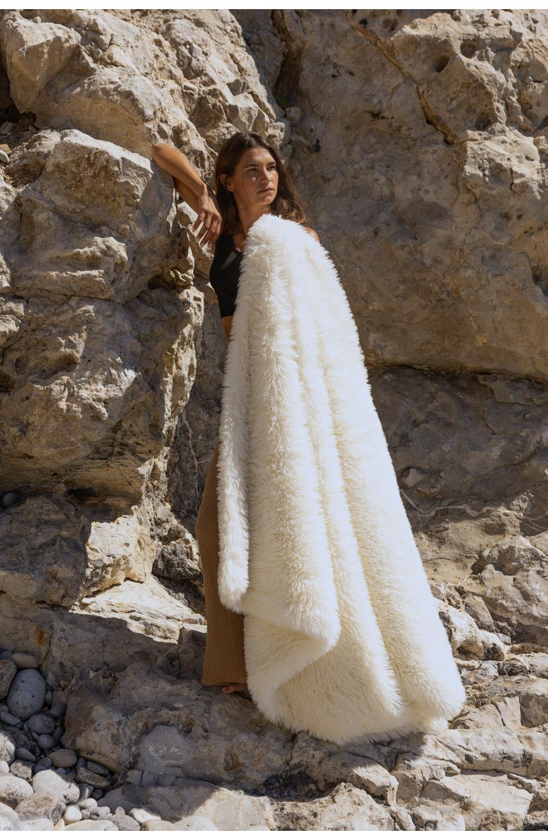 Sea To Me Blankets Palm Springs, Main, color, Cashmere Ivory