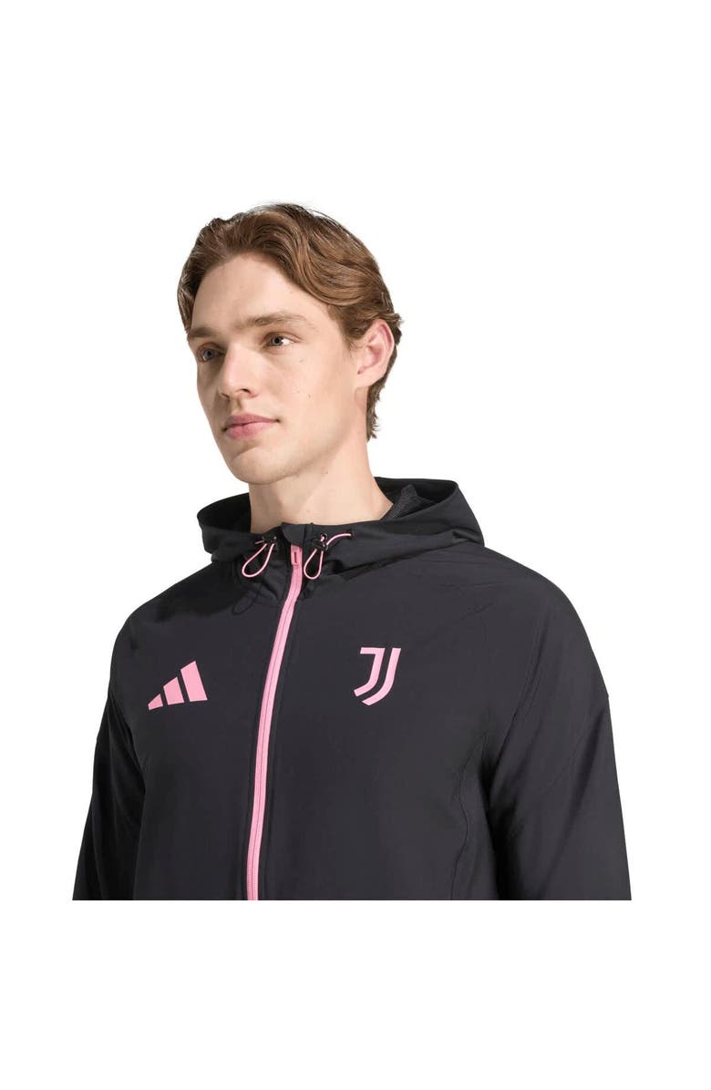 adidas Men's adidas Black Juventus 2025/26 Tiro Vis Tech Travel Jacket, Alternate, color, Black