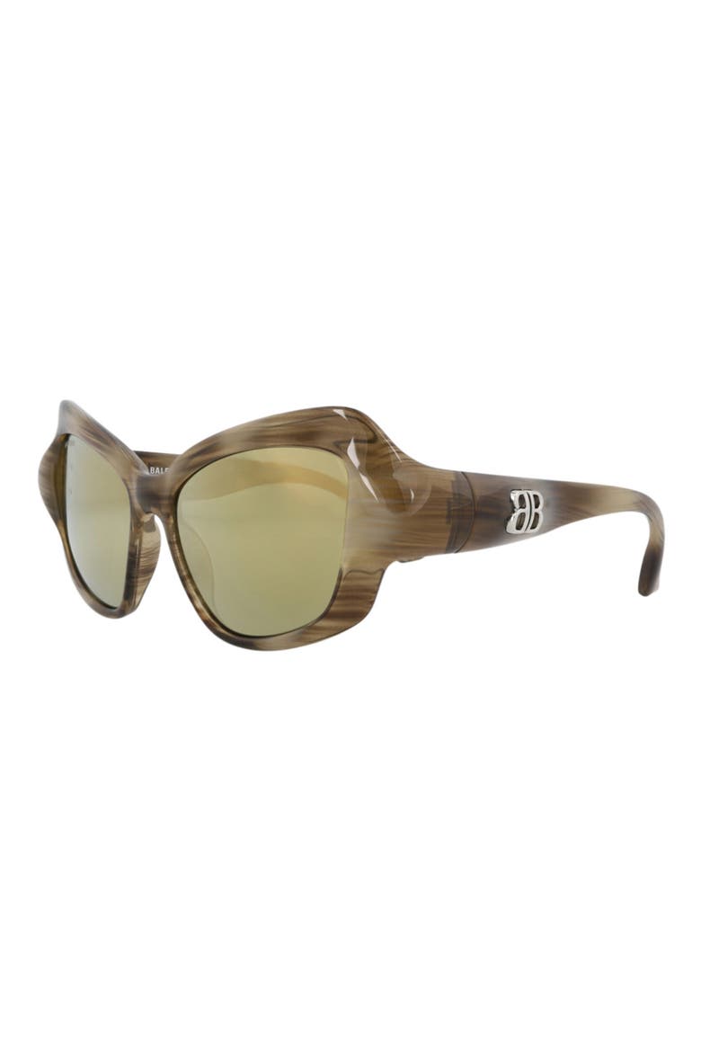 58mm Cat Eye Sunglasses, Alternate, color, HAVANA HAVANA BRONZE