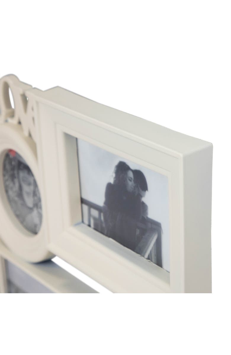 Northlight Multi-Sized "Love" Collage Picture Wall Frame - 26.5" - White, Alternate, color, White