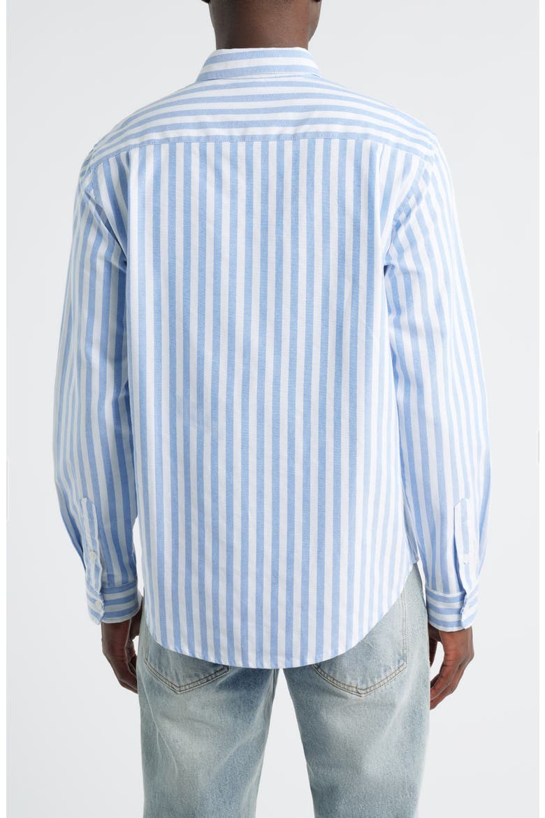 Directors Oxford Button-Up Shirt, Alternate, color, BLUE STRIPE