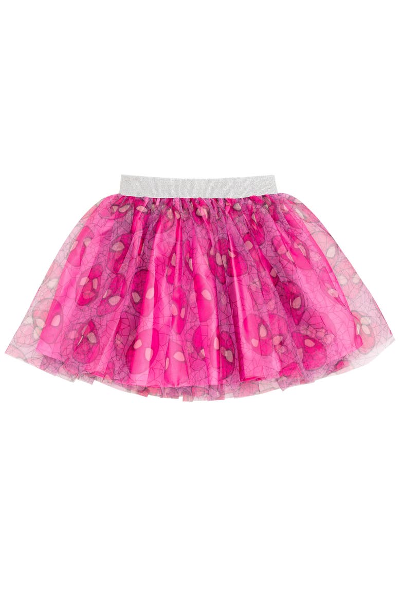Spider-Man T-Shirt and Tutu Skirt Set, Alternate, color, Spidey Pink White