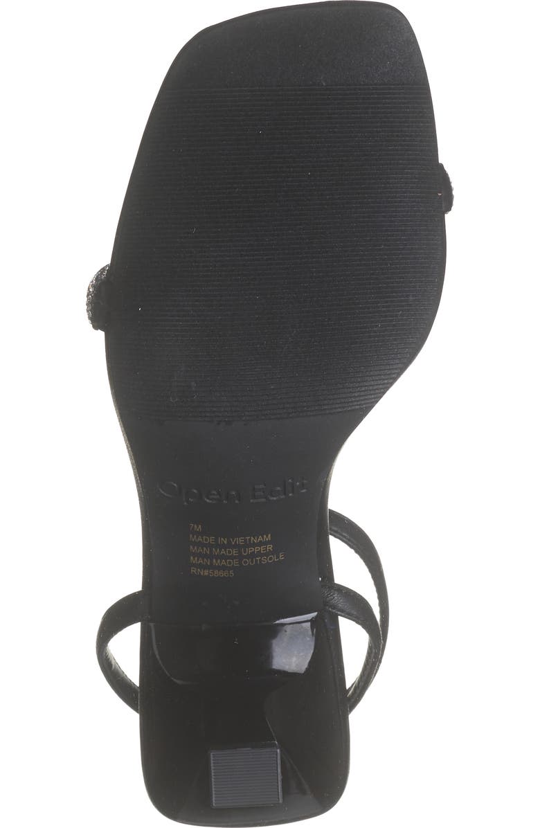 Open Edit Taytum Ankle Strap Sandal, Alternate, color,