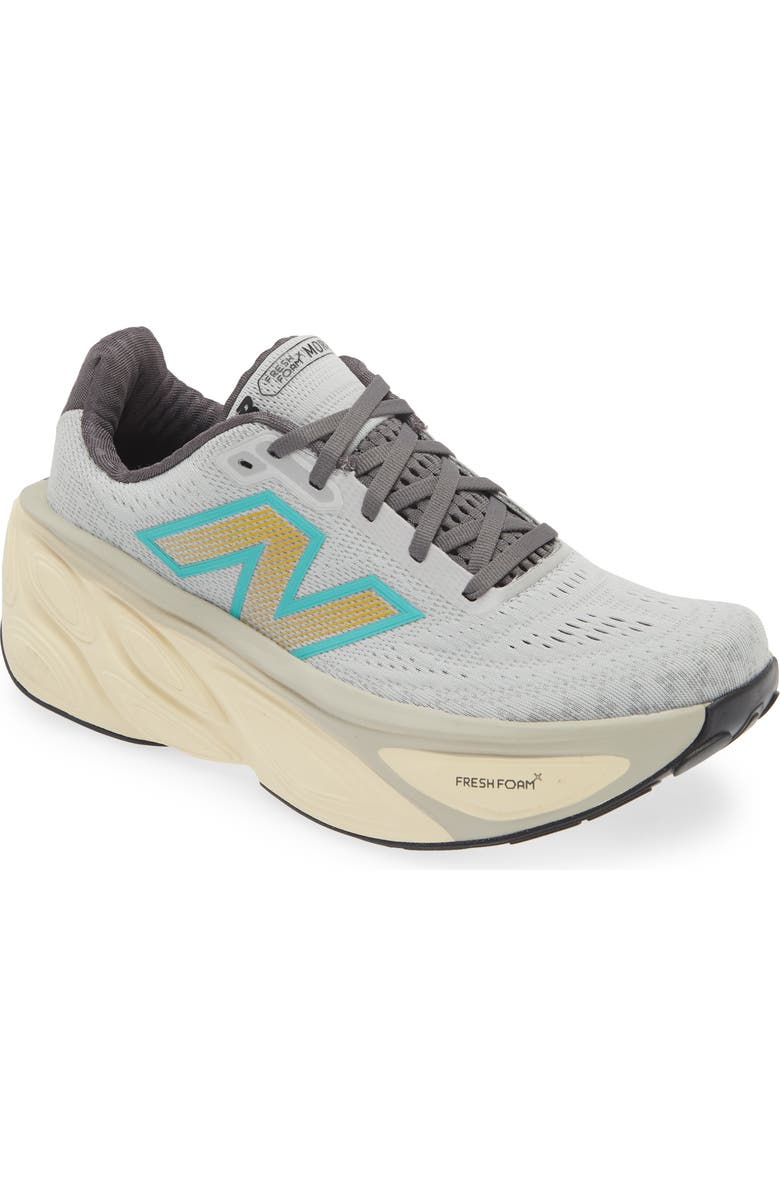 New Balance Fresh Foam X More v5 Running Shoe, Main, color, Brighton Grey/ Calcium