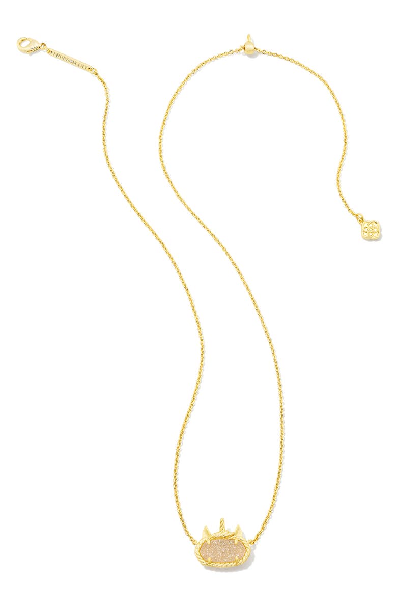 Kendra Scott Elisa Unicorn Pendant Necklace, Main, color, 