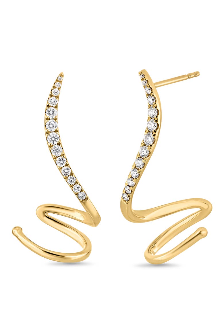 18K Gold Audrey Diamond Statement Earrings (Online Trunk Show), Main, color, 18K YELLOW GOLD