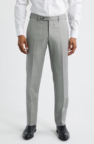 Zanella Parker Flat Front Wool Dress Pants