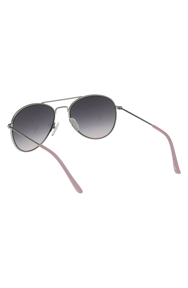 abercrombie kids Kids' Gradient Navigator Sunglasses, Alternate, color, Light Nickeltin / Gradient