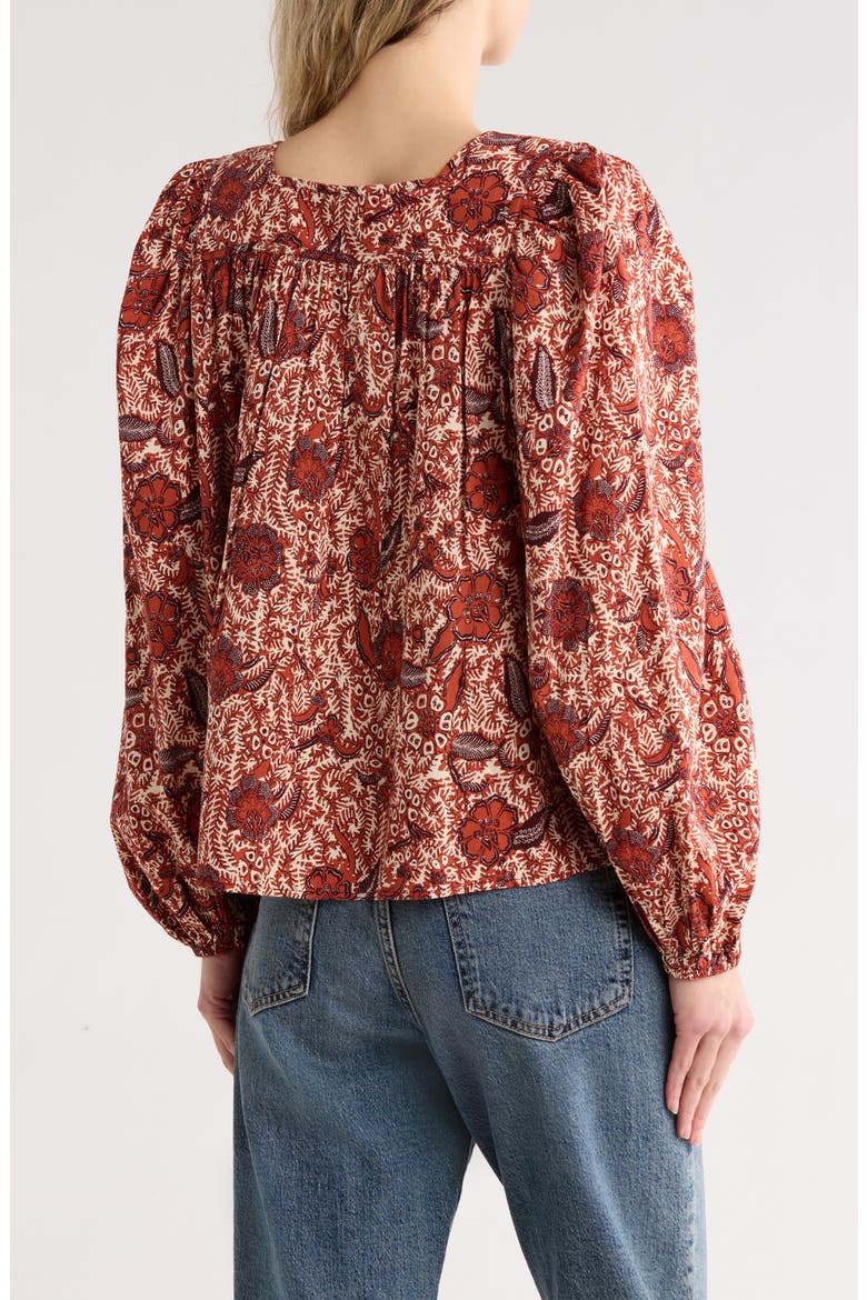Issa Top, Alternate, color, BRICK