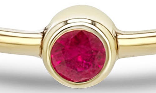 Zoë Chicco Opal Stacking Ring In Gold