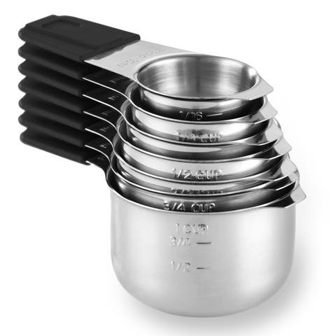Magnetic Measuring Cups Stainless Steel Nesting Set