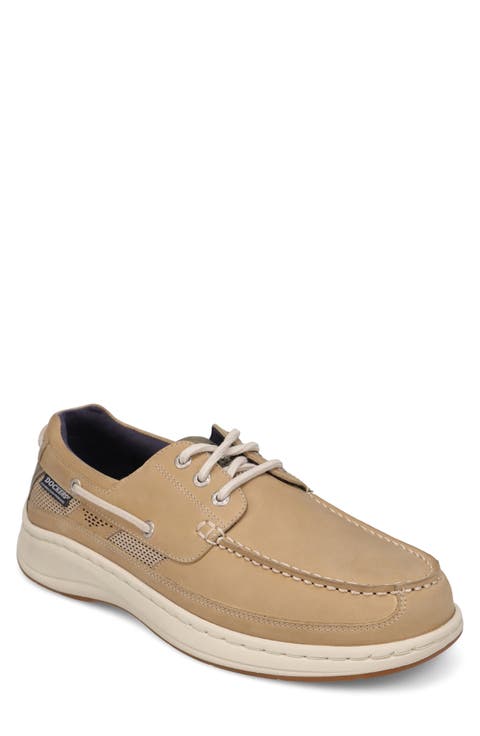 <p>Bayside Leather Boat Shoe (Men) </p>