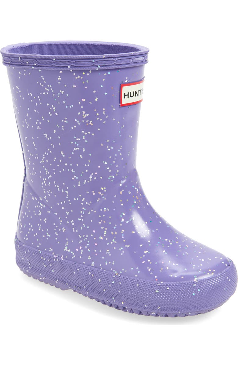 Hunter Kids' Original First Classic Waterproof Rain Boot, Main, color,