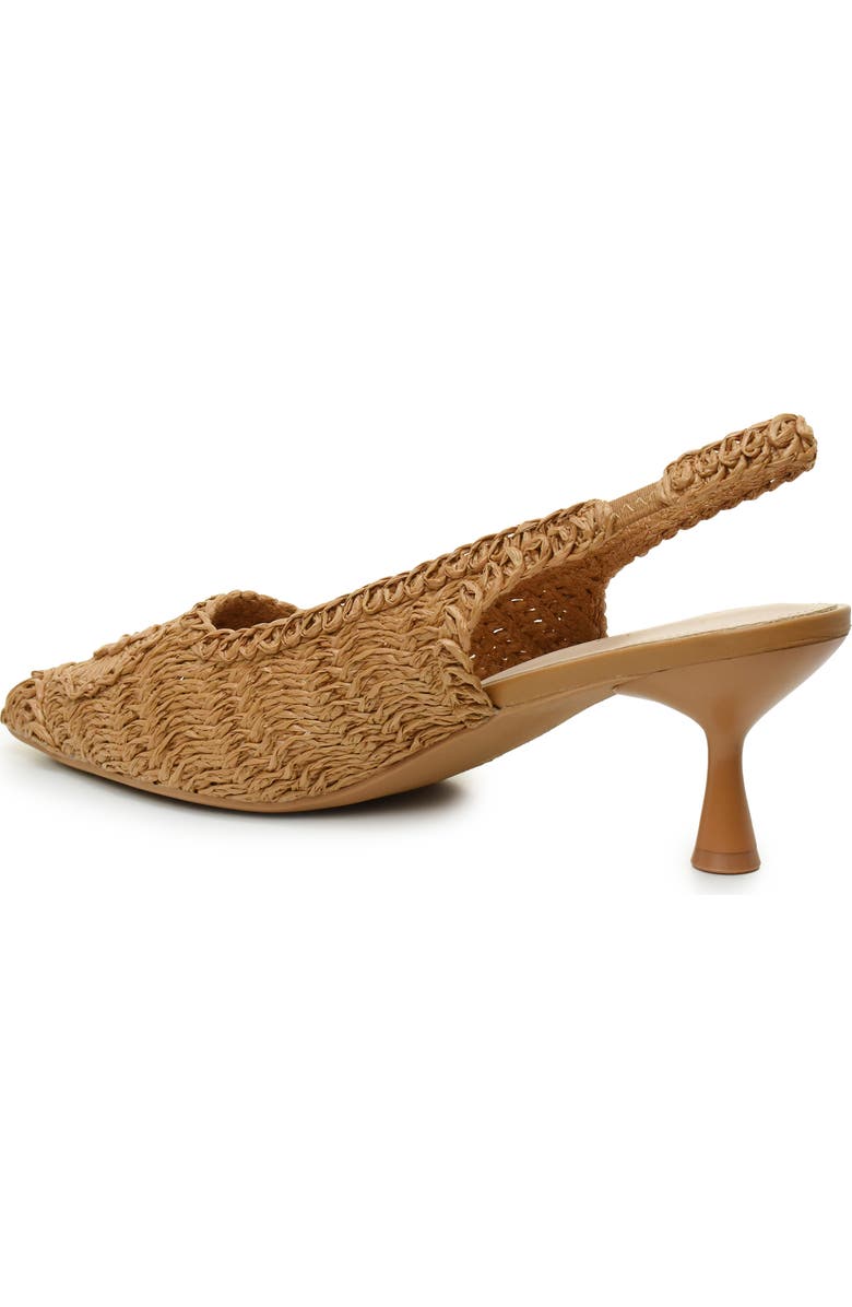 Nicole Miller Woven Raffia Slingback Pump, Alternate, color,