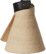 Janessa Leoné Birdie Packable Wide Brim Straw Visor